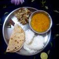 sarita kashyap का कुकस्नैप जब उन्होंने पालक मूंग दाल वाली लंच थाली (Pala moong dal wali lunch thali recipe in hindi) बनाया था।