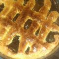El cooksnap de Cristina jara cuando hizo Pasta frola con dulce de batata con chocolate.