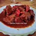 Cooksnap dari Nurul Wahdah untuk resep Sambel Asem Hati Sapi