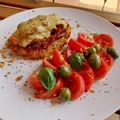 El cooksnap de Toni Martín cuando hizo Pollo a la parmesana con espaguetis de calabacín.
