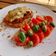El cooksnap de Toni Martín cuando hizo Pollo a la parmesana con espaguetis de calabacín.