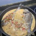 El cooksnap de Jomaru cuando hizo Dorada con salsa de coco (estilo latinoamericano).