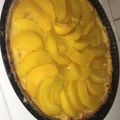 El cooksnap de Jorge Damian Rodriguez cuando hizo Tarta de duraznos y almendras.