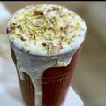 Sneha Patel's cooksnap of when they made ડ્રાયફ્રૂટ લસ્સી (Dryfruit Lassi Recipe In Gujarati).