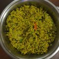 Asha Sharma's cooksnap of when they made Coriander mint rice.