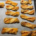 Puszedli79 Cooksnap-ja, amikor elkészítette a(z) Sajtos szezámos rúd élesztős leveles tésztából receptet.