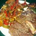 El cooksnap de Geronimo Gabriel Diaz cuando hizo Bifes a la criolla en Plancheta.