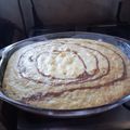 El cooksnap de Silvia Castro cuando hizo Torta Cebra.