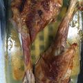 El cooksnap de Iciar cuando hizo Paletilla de lechazo con patatas.