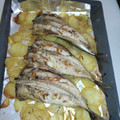 El cooksnap de Eva cuando hizo Filetes caballa al horno.