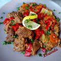 Cooksnap από 𝒳𝓇𝓊𝓈𝑜𝓊𝓁𝒶 𝒦𝑜𝓃𝓉𝑜𝓅𝑜𝓊𝓁𝑜𝓊 στη συνταγή Χοιρινό με πιπεριές και πλιγούρι