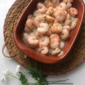 El cooksnap de @tesa.cuina cuando hizo Gambas al ajillo, 3' en microondas.