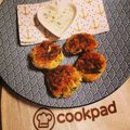 Christina Hoos's cooksnap of when they made Lachs-Frikadellen.