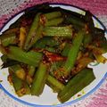 Nirmala Rajput का कुकस्नैप जब उन्होंने अचारी भिंडी (achari bhindi recipe in Hindi) बनाया था।