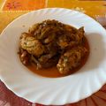 El cooksnap de Lola Garcia Leon cuando hizo Solomillo de pavo encebollado.