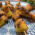 El cooksnap de Irene-Guirao cuando hizo Brochetas de langostinos 🦐🍍.