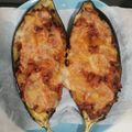 El cooksnap de monica Salinas cuando hizo Berenjenas rellenas en freidora de aire.
