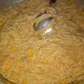 El cooksnap de Yandry Hernandez cuando hizo Spaguettis blanco.