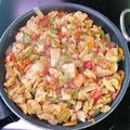 El cooksnap de jose hernandez cuando hizo Pollo con almendras estilo chino.