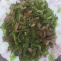劉興偉 的 青椒炒肉絲★okane cooksnap