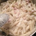 El cooksnap de maripaz torres cuando hizo Pasta carbonara versión nata, bacon.