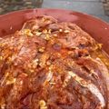 Cooksnap de Rute Amaral quando cozinhou Perna de Perú em forno lento.
