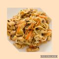 El cooksnap de Mara cuando hizo Fideos de arroz con pollo, setas y verduras 🍝.