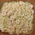 Marisa 's cooksnap of when they made Shrimp Scampi.