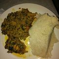 Dan's cooksnap of when they made Egusi soup.
