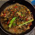 Cooksnap dari aprilia untuk resep Kerang Kupas Tumis daun jeruk