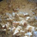 El cooksnap de Marita Labella cuando hizo Pollo al verdeo y mostaza con arroz.