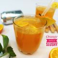 Cooksnap Hamna Arooj semasa beliau membuat Orange McFizzy Slushy.