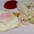 El cooksnap de Marieta cuando hizo Arroz a la cubana.