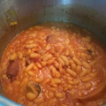 El cooksnap de Javier Rodríguez Genet cuando hizo Fabada asturiana.