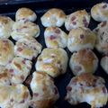 El cooksnap de Jessica Falero cuando hizo Pancitos saborizados con salame y jamón. Ideales para el mate.