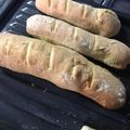 El cooksnap de Chiaki Petrino cuando hizo Pan francés (flautitas).