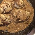 Cindy O'Dell Brooks's cooksnap of when they made Smothered cream of mushroom Hamburger steak.