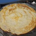 El cooksnap de Eliana Almiron cuando hizo Panqueques con dulce de leche.