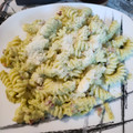 El cooksnap de JessiVale cuando hizo Pasta con jamón frito y salsa de calabacín.