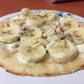 El cooksnap de Ianna cuando hizo Mini pan árabe con crema de cacahuate y plátano.