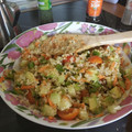 El cooksnap de Anaïs cuando hizo Ensalada de quinoa y tres arroces.
