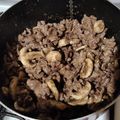 El cooksnap de JenySakura cuando hizo Salteado de carne y champiñones 🍄.