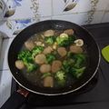 Cooksnap dari Manda untuk resep Ca Brokoli Bakso Saos Tiram