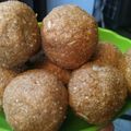 Kuldeep Kaur's cooksnap of when they made Besan ladoo.