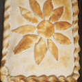 El cooksnap de Romi Arce cuando hizo Empanada gallega.