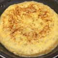 El cooksnap de Paloma Muñoz cuando hizo Tortilla de patata con cebolla caramelizada.