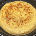 El cooksnap de Paloma Muñoz cuando hizo Tortilla de patata con cebolla caramelizada.