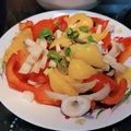 Vicky_cute 的 甜椒炒花枝{簡單料理} cooksnap