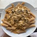 Csabainé Szabó Enikő Cooksnap-ja, amikor elkészítette a(z) Tejszínes gombapaprikás receptet.