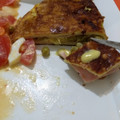 El cooksnap de Celina Sayas cuando hizo Omelette de jamón, mozzarella y especias.